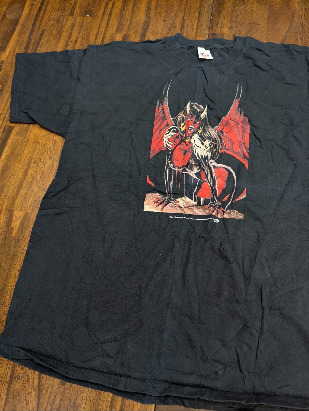 Vintage Purgatori Chaos Comics Shirt Anvil Graphic Tee 2XL